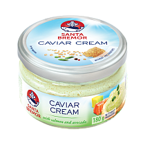 Delicacy caviar &quot;Caviar Cream&quot; with salmon and avocado 180 g